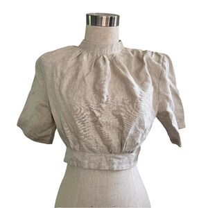 DISSH linen crop top XS/2